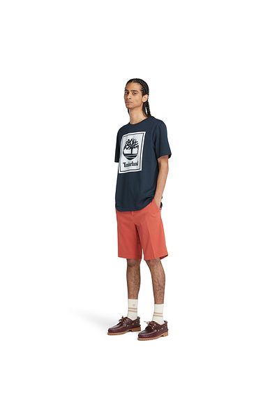 Timberland Ανδρικό μπλουζάκι μπλουζάκι με κοντομάνικο μπλε navy Tb0a5wqq4331