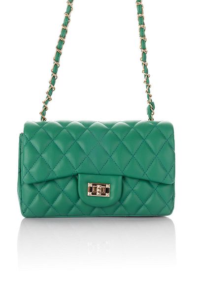 Getcho Yates Women's Quilted Chain Strap Crossbody Bag