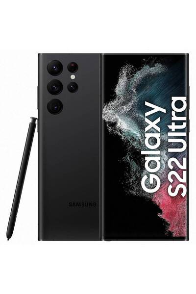 Samsung Yenilenmiş Samsung Galaxy S22 Ultra 256 GB Siyah Cep Telefonu (12 Ay ...