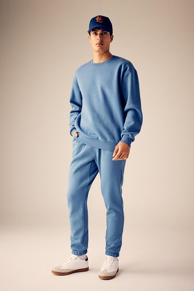 DeFacto Relax Fit, rugalmas lábú, vastag pulóver szövetből készült melegítőnadrág U7438az23sp
