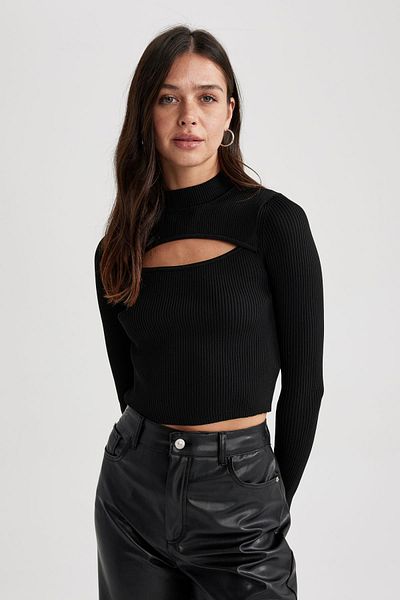 DeFacto Slim Fit Half Turtleneck Sweater Z2204az23au
