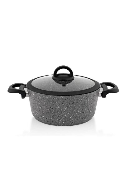 Schafer Cucina Granite Pot Set -7 Pieces-grey