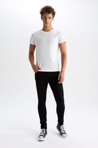 DeFacto Carlo Skinny Fit Extra Skinny Fit Κανονική μέση Extra Skinny Leg Τζιν παντελόνι R8763az22au