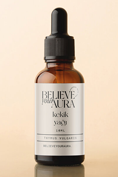 Believe Your Aura زيت الزعتر - زيت نقي 100% للعناية بالبشرة والشعر مضاد للتسا...