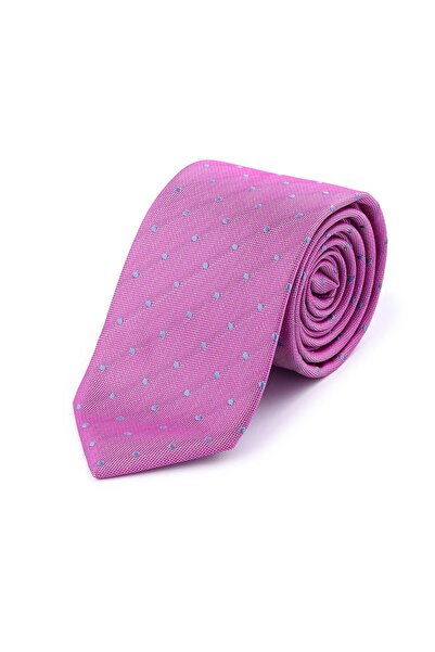 Hatemoğlu Lilac Patterned Classic Micro Tie