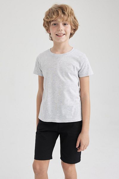 DeFacto Boy's Crew Neck Short Sleeve T-Shirt K1687a623sm