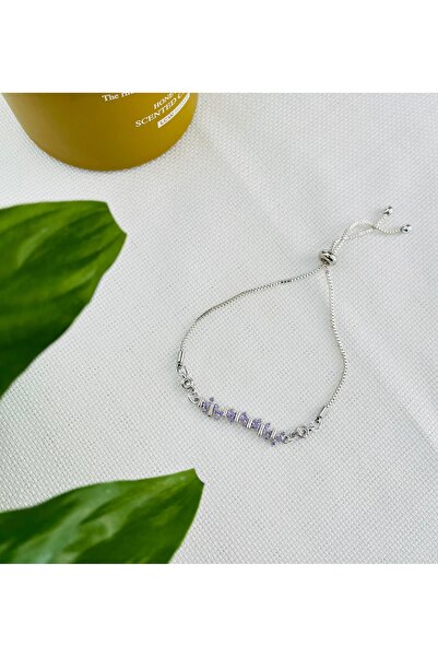 RM Bijuteri سوار من الفولاذ المقاوم للصدأ من حجر الزركون الفضي