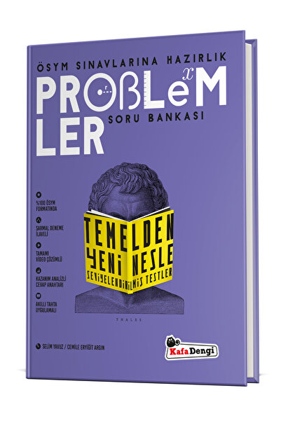 Kafa Dengi Yayınları TYT Problemler Soru Bankası - Tümü Video Çözümlü