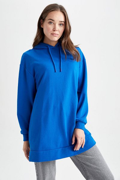 DeFacto Φούτερ Relax Fit Hooded Tunic Z2072az23sp