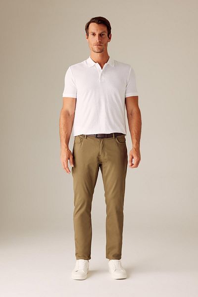 DeFacto Regular Fit Chino Canvas Trousers W4963az23sp