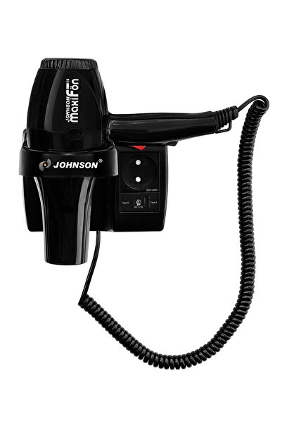 Johnson MaxiFön 220v ve Usb Şarj Çıkışlı Otel Tipi Saç Kurutma Makinesi 1600W