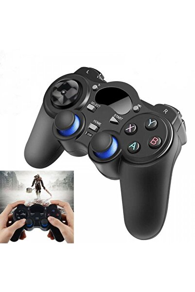 IntersTech 2.4ghz Windows XP/7/8/10 Smartphone USB Kablosuz joystick Oyun denetleyici Kolu Gamepad Pc TvBox Ps3