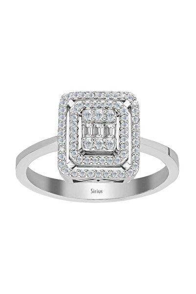 Sirius Pırlanta F Renk 0,40 Karat Baget Pırlanta Yüzük