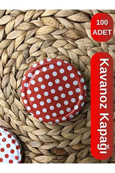 Perodia Konserve Kapağı Kavanoz Kapağı Çift Silikonlu Şişe Kapağı 100 Adet