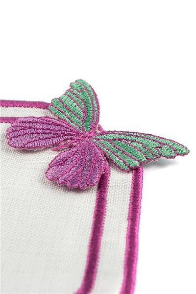 Mikasa Moor Nicole Magenta 6-Piece Coaster