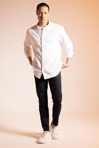DeFacto Slim Fit Chino Canvas Pants X8022az23sp