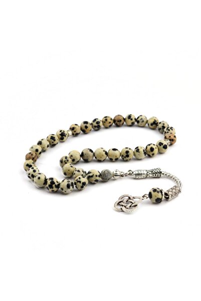 PİGADO Металевий Казак з бахромою Яйце перепела Джаспер Натуральний камінь Чотки