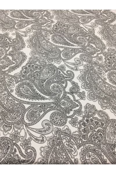 Yiğit Kumaş Shawl Patterned Gabardine Fabric Flexible