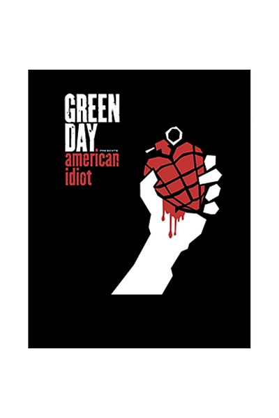 Z zepplin Green Day American Idiot Patch mare pentru spate