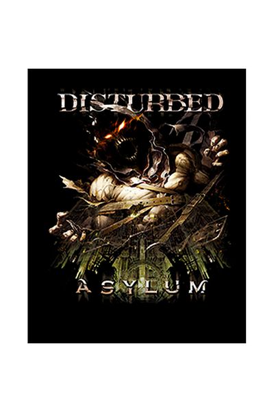 Z zepplin Disturbed Asylum 2 Patch mare pentru spate