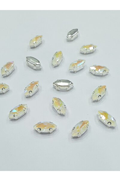 CRYSTALSHOP Kamen u kutiji - Opal Ab - Šatl 7*15 mm (100 komada)