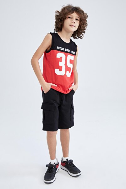 DeFacto Boys' Cargo Pocket Shorts Z5539a623sm