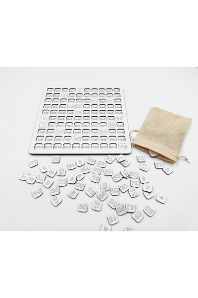 İCONS Fun and Educational Montessori Multiplication Table Learning Set; With ...