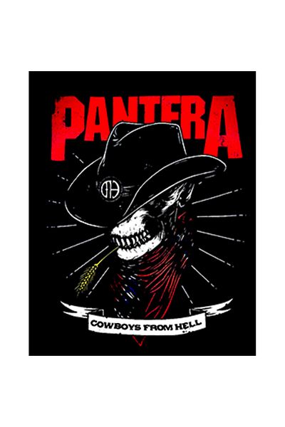 Z zepplin Pantera Cowboys Patch mare pe spate