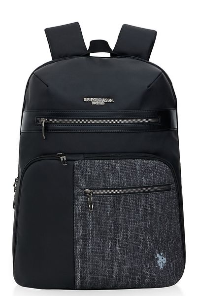 U.S. Polo Assn. US Polo Assn23678 Σακίδιο πλάτης Σχολική Τσάντα Ταξιδιωτική Τσάντα Κάμπινγκ ΜΑΥΡΗ