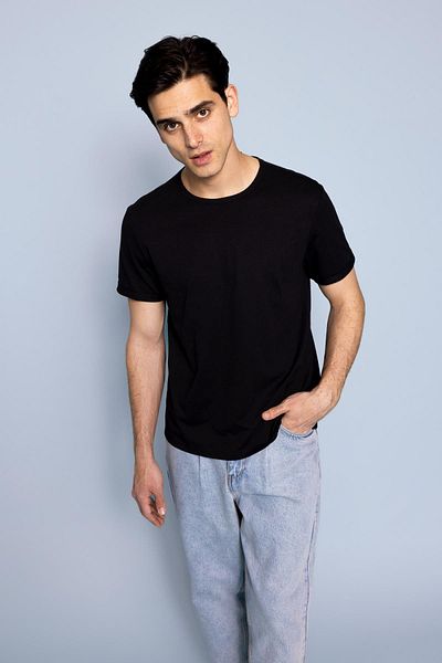 DeFacto Regular Fit Crew Neck Basic κοντομάνικο T-shirt Z6076az23sm