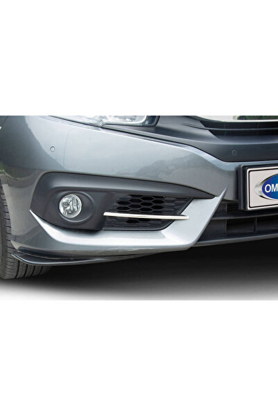Omsa Honda Civic Fc5 Krom Sis Far Çıtası 2 Parça 2016-2021 Arası