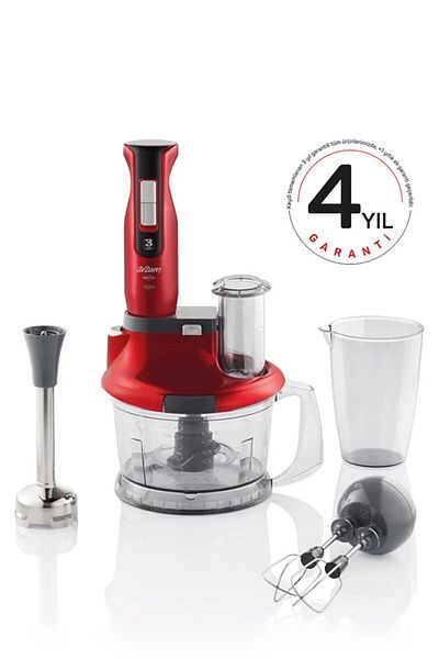 Arzum 1500 W TURBOL PREMIUM HESTIA BLENDER SET (POMEGRANATE)