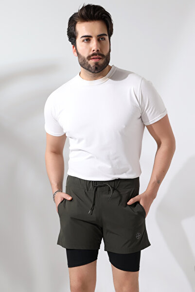 DeChival Erkek Taytlı Spor Şort / Men's Athlete Tıghts Shorts