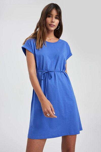 DeFacto Rochie mini cu mânecă scurtă, 100% bumbac T8057az23sm