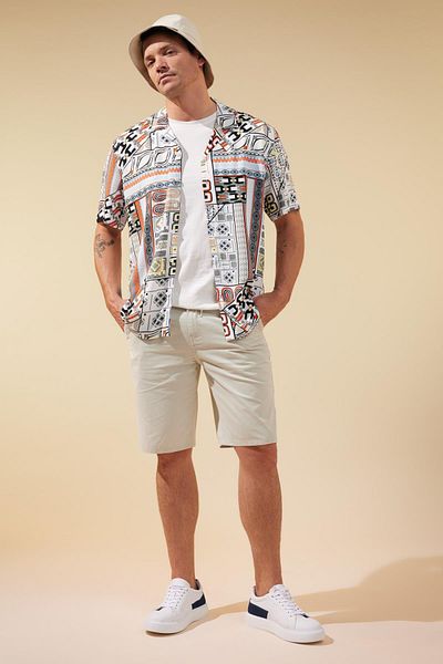 DeFacto Základní šortky Slim Fit s pružným pasem Y4950az23sm