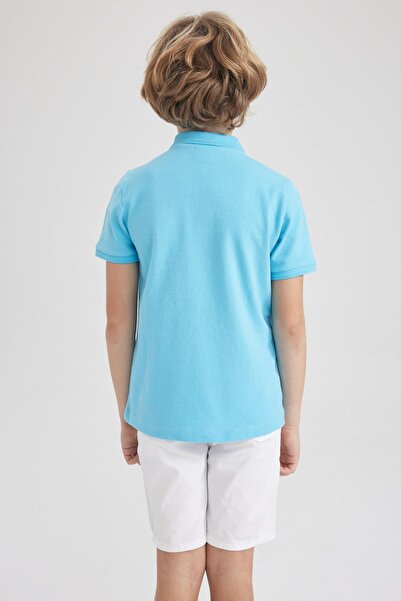 DeFacto Boy's Pique Short Sleeve Polo T-Shirt K1689a623sm