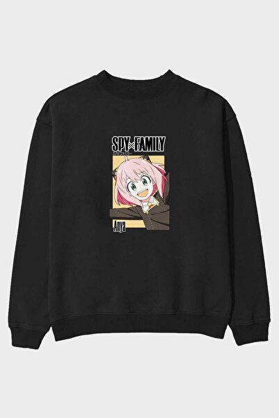 Ankhises Чоловічий жіночий оверсайз-светр - SPIX FAMILY Anya Anime з принтом ...