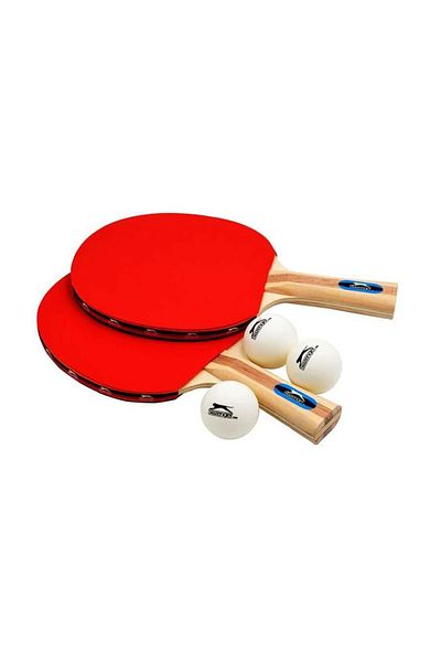 Slazenger Table Tennis Racket Set Tournament 2 Rackets 3balls