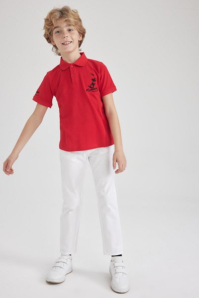 DeFacto Boy's Gabardine Basic Straight Pants X4224A623Sp