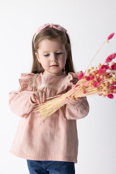 DeFacto Baby Girl Crew nyakú, hosszú ujjú muszlin ing Z4286a223sp