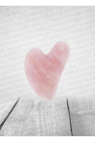 bakbu natural Pembe Kuvars Taşı Guasha
