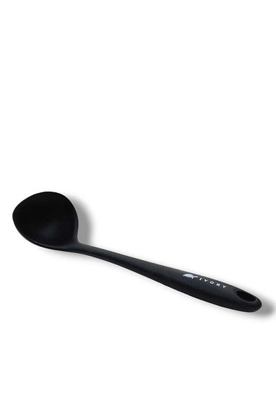 CEPHOME Ivory silicone scoop BLACK (28cm) 1 PCS