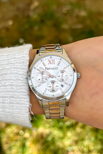 Ferrucci Yeni Sezon Takvimli Kadın Kol Saati