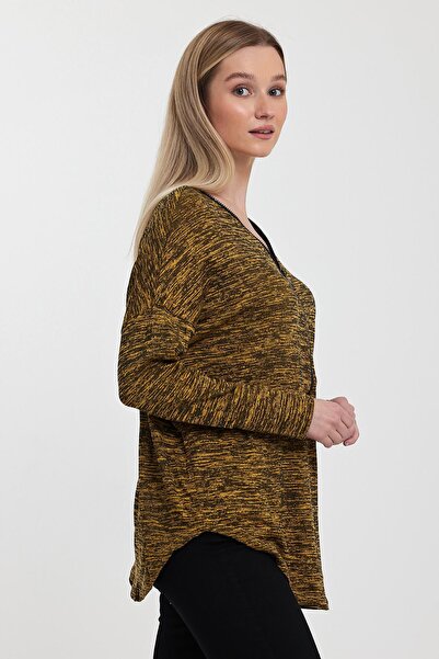 Penyelux Women's ActiveShic Zippered Comfortable Fit Long Sleeve T-Shirt