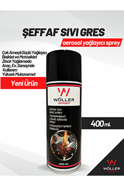 wöller Sıvı Gres Yağı Sprey 400 Ml.