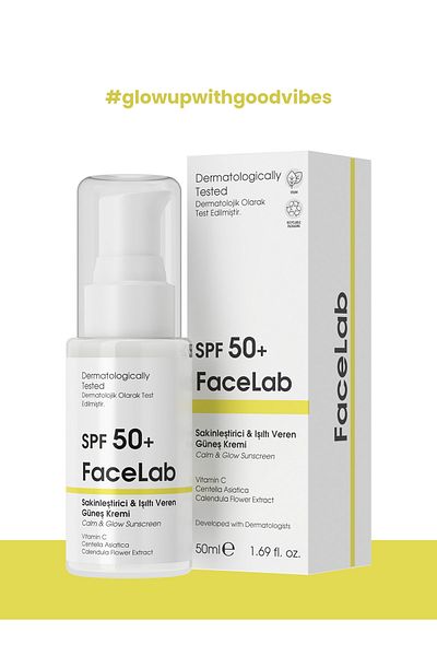 FaceLab Calming Sunscreen with Vitamin C and Centella - SPF 50+ 50 ml