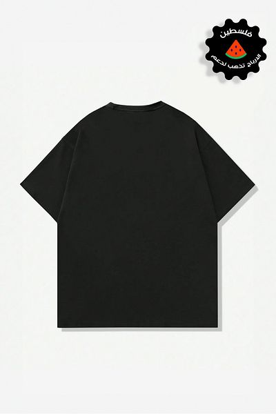 aynewmoda 1TENDINȚA Tricou unisex oversize cu imprimeu Palestina, colecție de hanorace