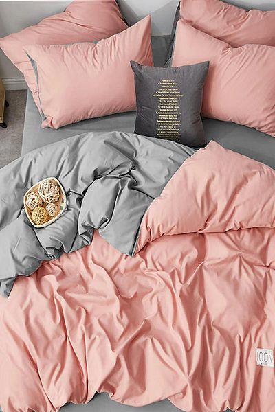 Soft Colours Single Ranforce 160x220 Duvet Cover Set Solid Color