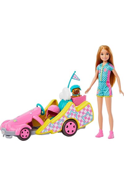 Barbie Stacie Go Kart HRM08 Lisanlı Ürün