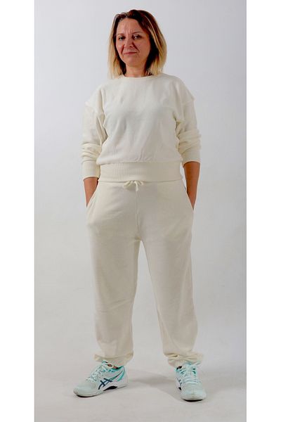 rood Women's Towel Fabric Tracksuit Set